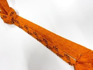 正絹　無形文化財　道明製　手組帯締め